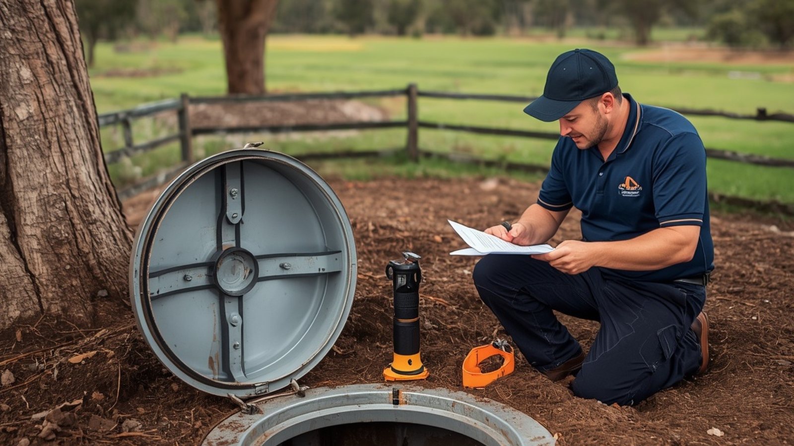 Septic inspection service enquiry for Gippsland property