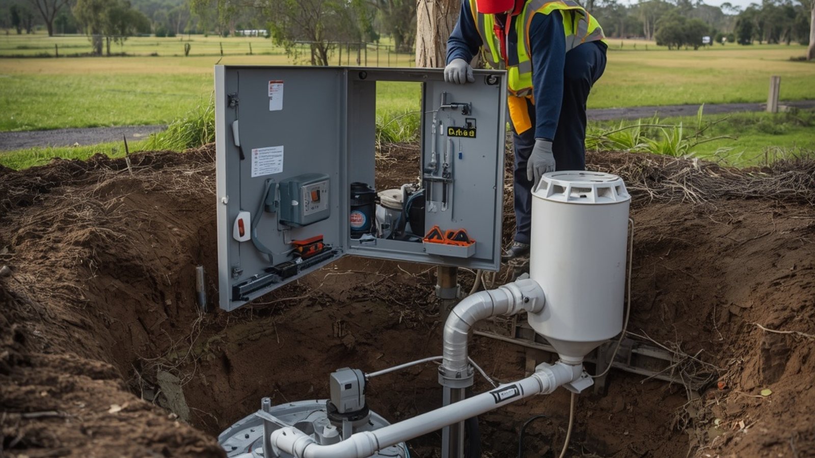 Septic repair service enquiry for rural wastewater system